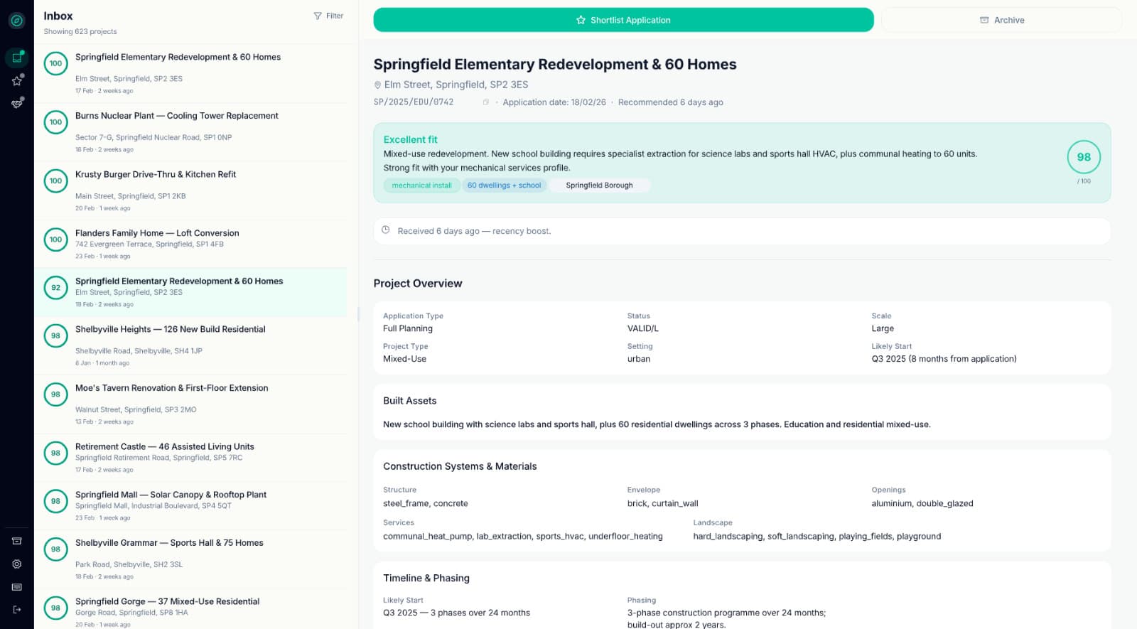 LeadScout application screenshot
